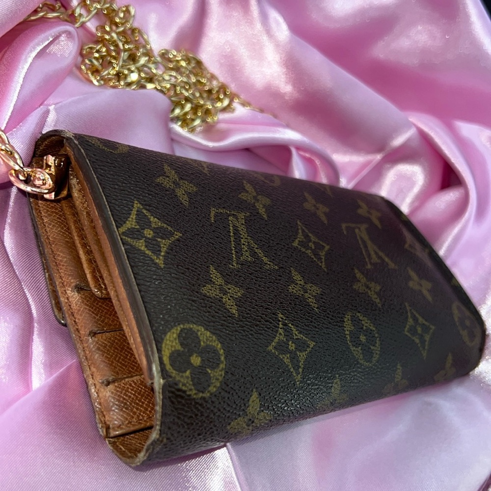 AUTHENTIC✨Louis Vuitton Brown and Gold Monogram Wallet / Clutch - Picture 6 of 15